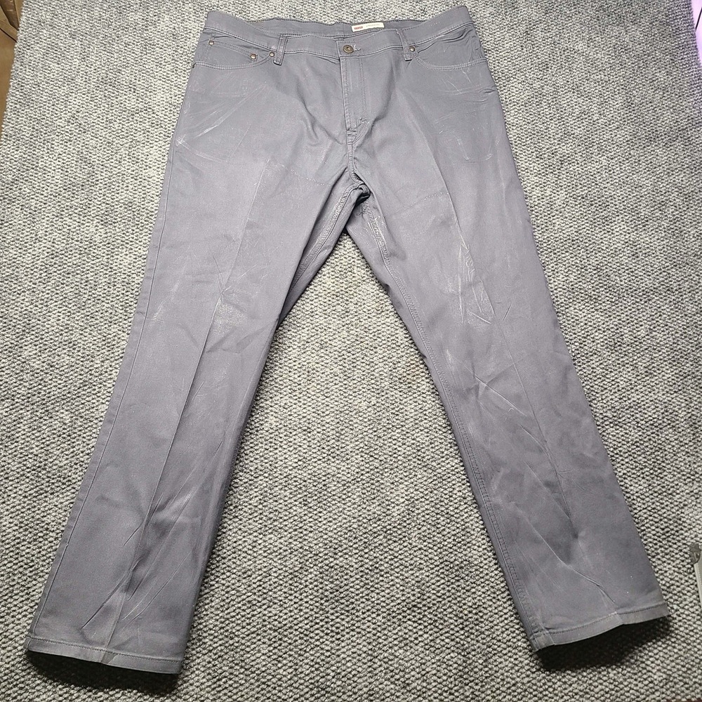 Wrangler Jeans Co Straight Fit Workwear Pants Men's Size 38x30 Gray Casual